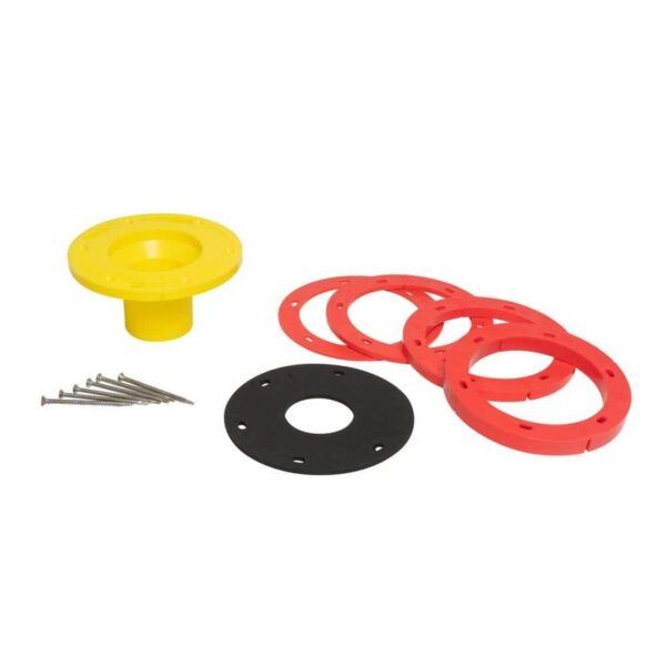 Oatey 1/4 in. - 1-5/8 in. Toilet Flange Extender Kit