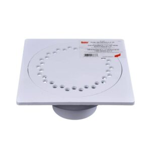 Oatey 9 in. x 9 in. White PVC Bell Trap Floor Drain