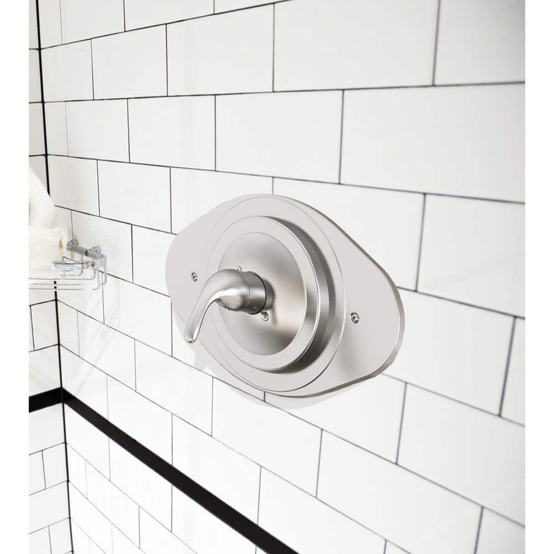 Everbilt Tub and Shower Smitty Remodeling Plate in Brushed Nickel - Image 5