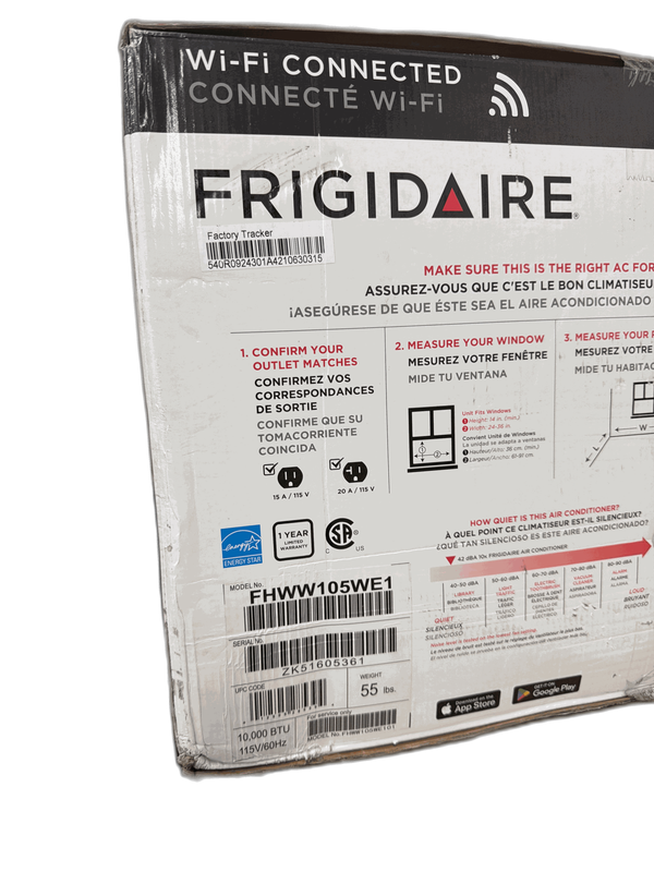Frigidaire 10,000 BTU 115 Volts Inverter Window Room Air Conditioner with Wi-Fi - Image 12