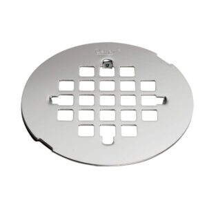 Oatey 4-1/4 in. Round Universal Snap-In Shower Strainer in Stainless Steel