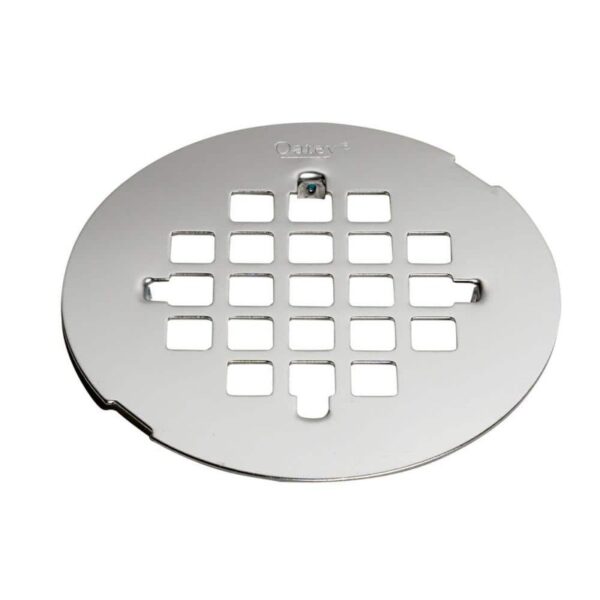 Oatey 4-1/4 in. Round Universal Snap-In Shower Strainer in Stainless Steel