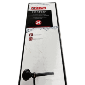 Delta Porter 24" Wall Mount Double Towel Bar Bath Accessory in Oil Rubbed Bronze