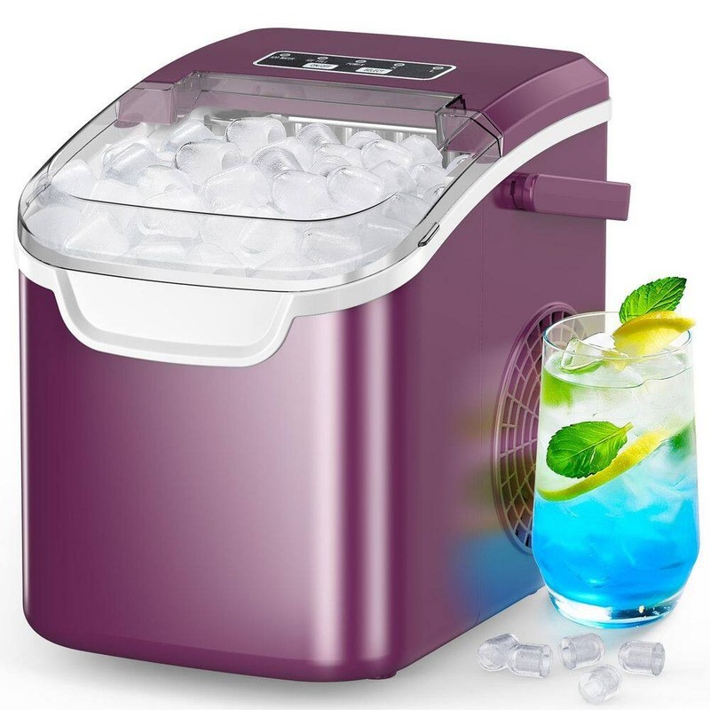 COWSAR 8.66" 26 lb. Portable Ice Maker Bullet Ice Machine w/Selectable Ice Size - Image 7