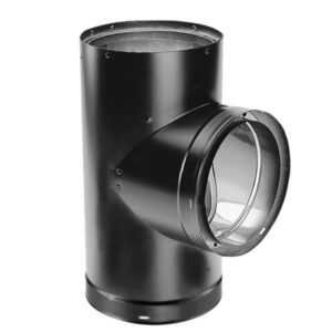 DuraVent Model DVL Double Wall Stove Pipe 6in. Diameter Double Wall Tee