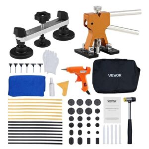 VEVOR Dent Puller Kit, 60 PCS Paintless Dent Removal Kit with Golden Lifter