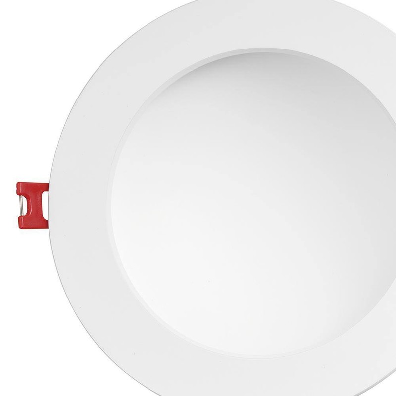 CE Ultra Low Glare LED 6 in Round Adj Color Temp Canless Recessed Light, White - Image 4
