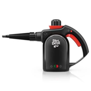 Dirt Devil 7-in-1 Handheld Steamer with Tools Chemical-Free Cleaning Black