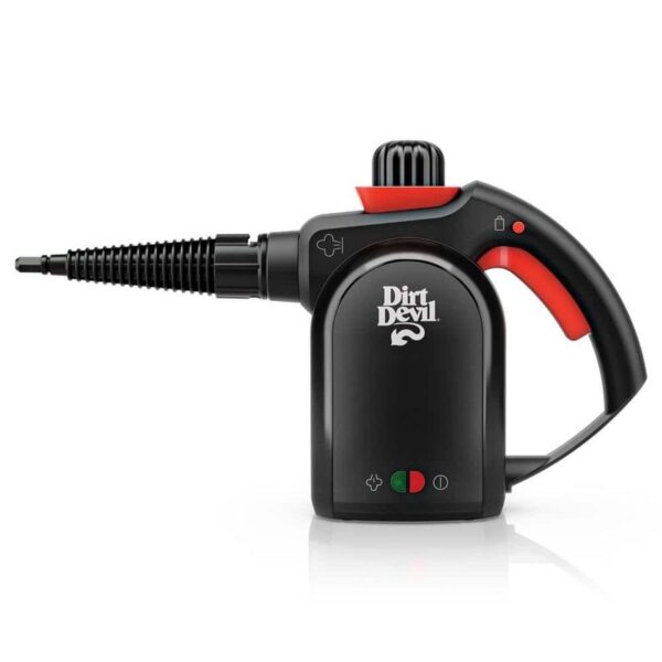 Dirt Devil 7-in-1 Handheld Steamer with Tools Chemical-Free Cleaning Black