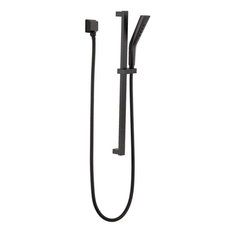 Delta 3-Spray Patterns Wall Mount Handheld Shower Head 1.75 GPM in Matte Black - Image 9