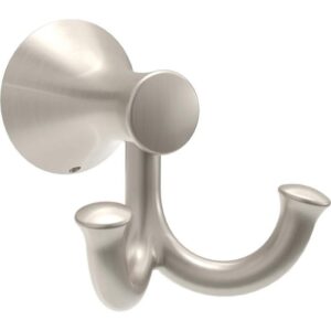 Delta Greydon J-Hook Wall Mounted Double Robe/Towel Hook Bath Hardware
