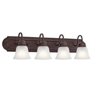 KICHLER Independence 30 in. 4-Light Tannery Bronze Traditional Vanity Light