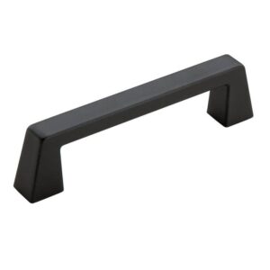 LOT OF 25 Amerock Blackrock 3-3/4"(96mm) Modern Black Bronze Arch Cabinet Pull