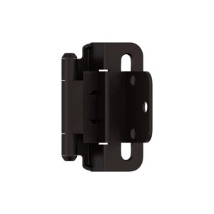 Amerock Oil-Rubbed Bronze 3/8 in. (10 mm) Inset Self-Closing, Partial (24-Pack)