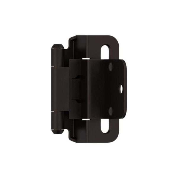 Amerock Oil-Rubbed Bronze 3/8 in. (10 mm) Inset Self-Closing, Partial (24-Pack)