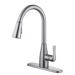 Glacier Bay McKenna Single-Handle Pull Down Sprayer Kitchen Faucet in SS