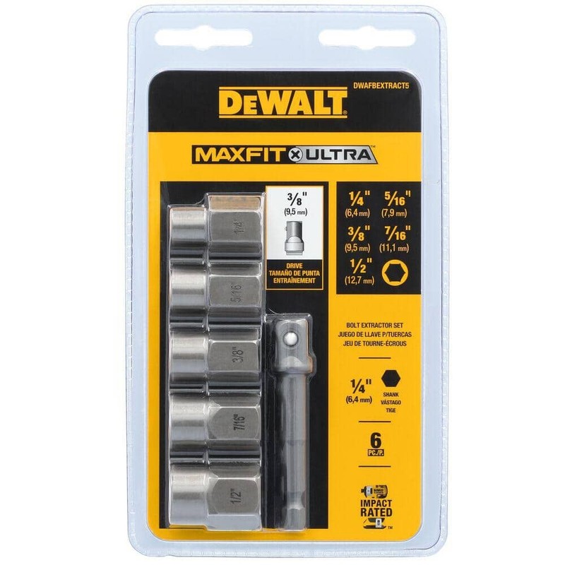 DEWALT MAXFIT ULTRA Extractor Set (5-Piece) - Image 4