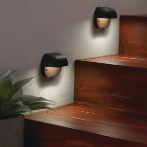 Hampton Bay 105 Lumen Low Voltage Black Integrated LED Outdoor Surface Mount