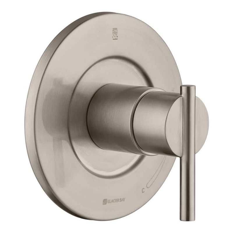 Glacier Bay Dorind Single-Handle Tub Shower Faucet 1.8GPM Brushed Nickel w/Valve - Image 5