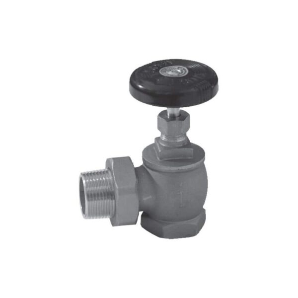 PLUMBERS EDGE 1-1/4 in. Steam Angle Radiator Valve