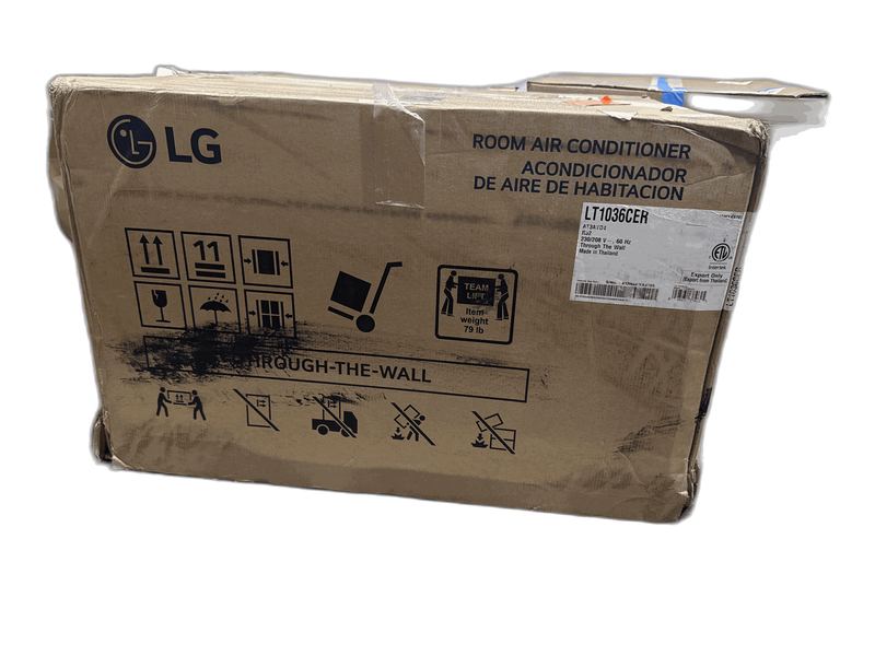 LG 9800 BTU 230V Through Wall Air Conditioner w/ Remote Dehumidifier White - Image 6
