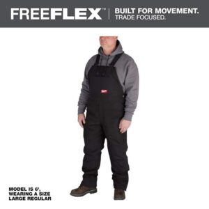 Milwaukee Men's X-Large Tall Black FREEFLEX Insulated Bib Overalls