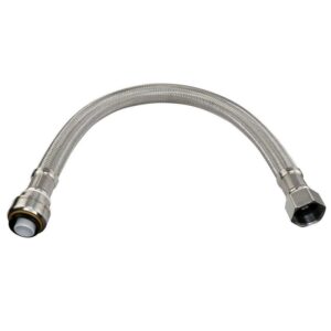 Everbilt 3/4"PTC x 3/4" FIP x 24" Braided Stainless Steel Water Heater Connector