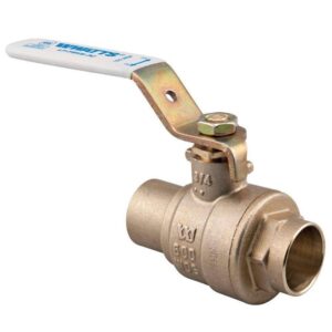 Watts 3/4 in. x 5.3 in Brass Full Port Solder Ball Valve