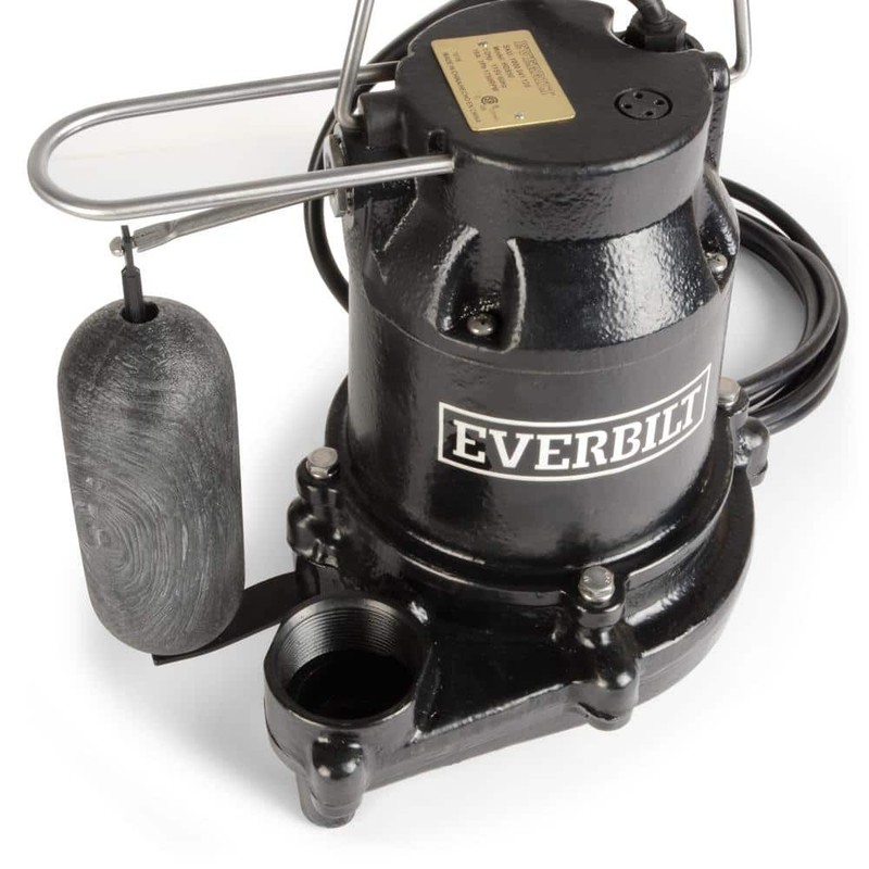 Everbilt 1/3 HP Cast Iron Submersible Sump Pump - Image 9