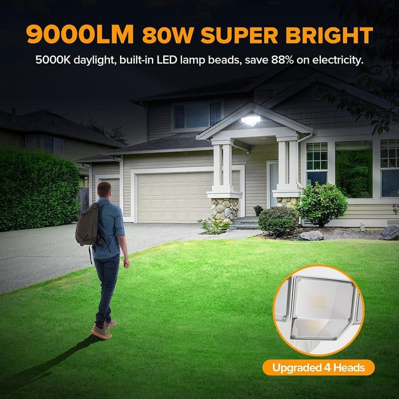 Hyperikon 9000 Lumens 475W Equivalent 320 White LED Flood Light - Image 7