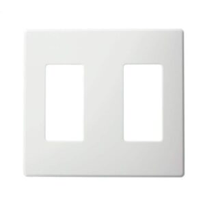 Renoir 1-Gang White Despard Plastic Standard Wall Plate (1-Pack) AWP0F-20W 6PK