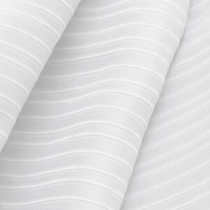 Glacier Bay 71 in. x 74 in. White Fabric InstaCurtain