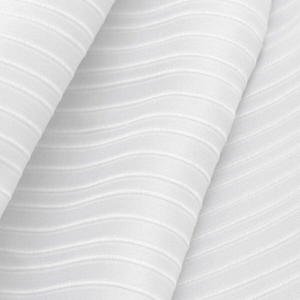 Glacier Bay 71 in. x 74 in. White Fabric InstaCurtain