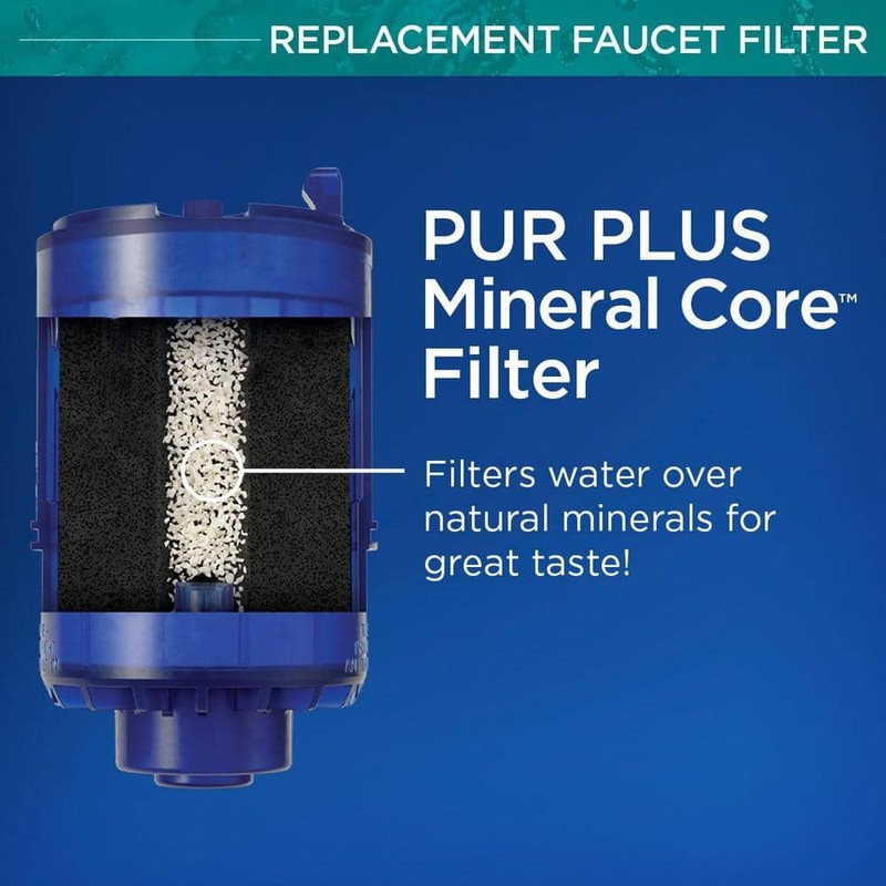 PUR PLUS Mineral Core Faucet Mounted Filters "Water Filter Cartridge" (1-Pack) - Image 5