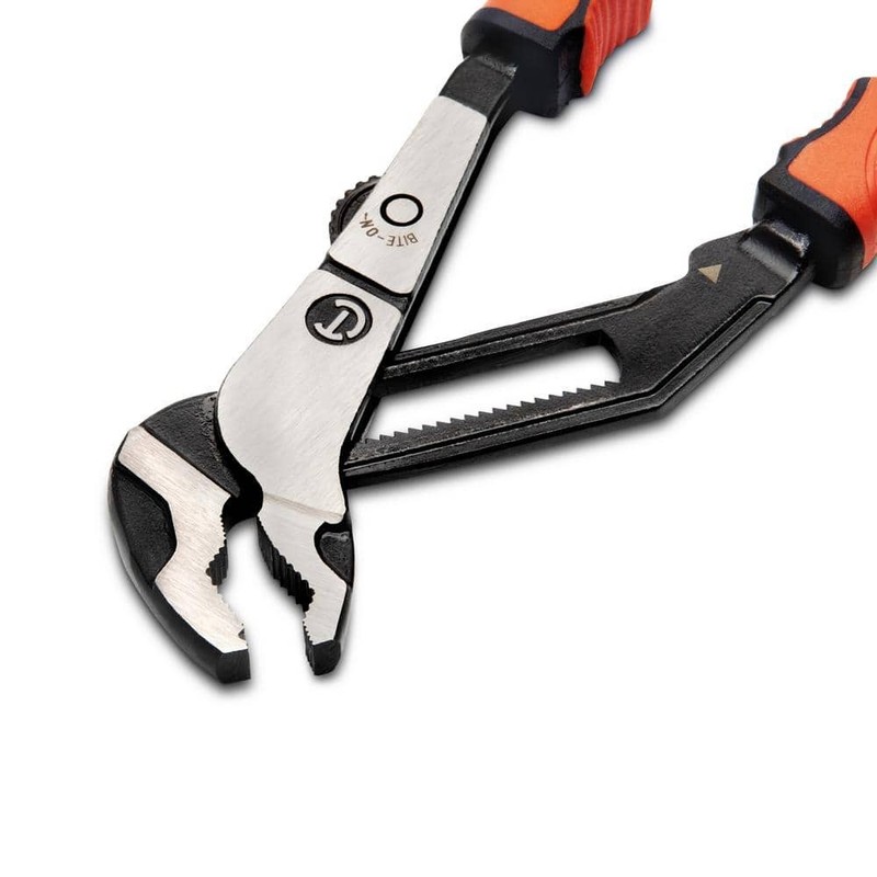 Crescent 8 in. Z2 Auto-Bite V-Jaw Tongue & Groove Pliers with Dual Material Grip - Image 3