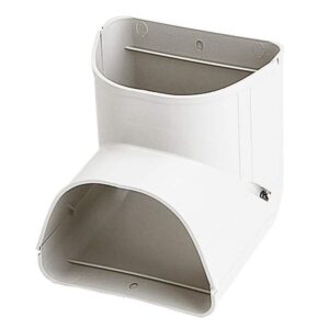 Fortress Lineset Covers 3.5 in. 90 in Vertical Ell, White 92