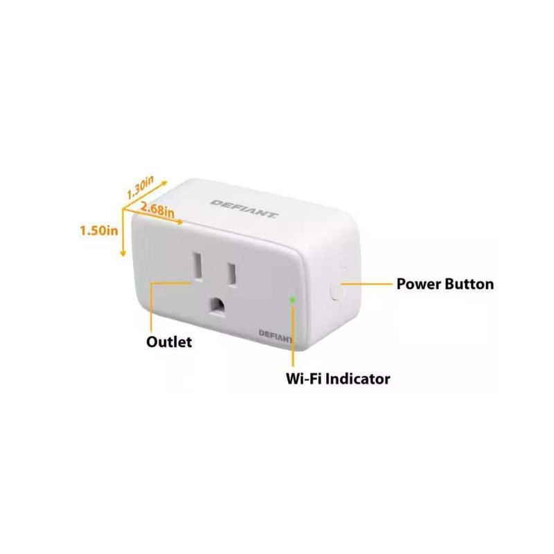 Defiant Square Satin Nickel Wi-Fi Electronic Deadbolt Smart Lock by Hubspace - Image 7