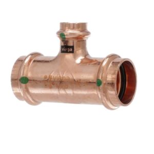 Viega ProPress 1 in. x 1 in. x 1/2 in. Press Copper Reducing Tee