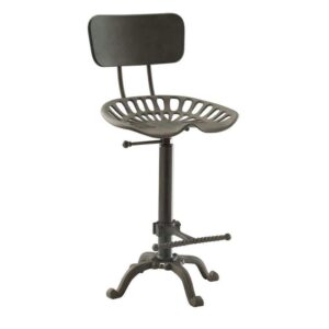 August 24 in. to 30 in. High Industrial Adjustable Tractor Seat Stool