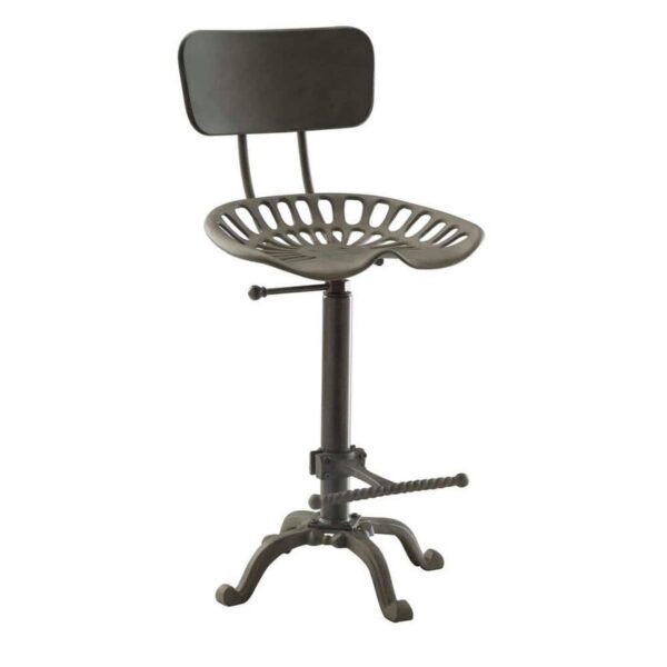 August 24 in. to 30 in. High Industrial Adjustable Tractor Seat Stool