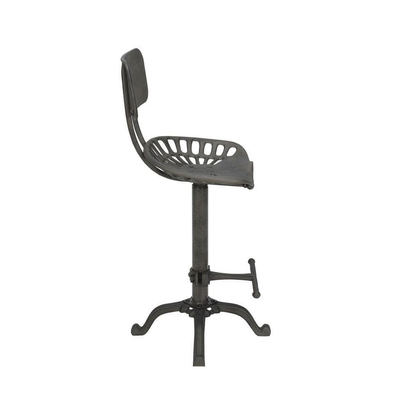 August 24 in. to 30 in. High Industrial Adjustable Tractor Seat Stool - Image 3