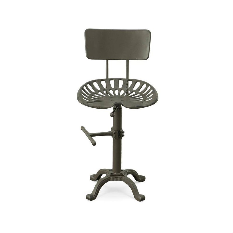 August 24 in. to 30 in. High Industrial Adjustable Tractor Seat Stool - Image 5