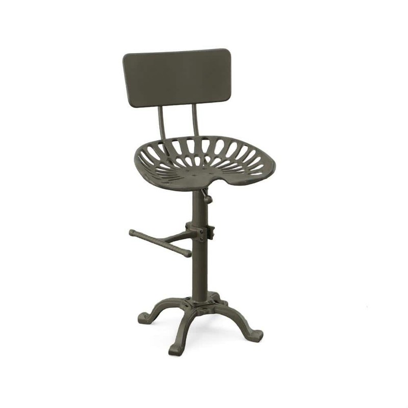 August 24 in. to 30 in. High Industrial Adjustable Tractor Seat Stool - Image 6