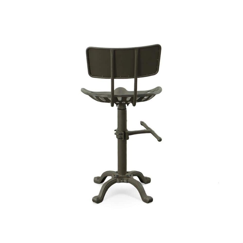August 24 in. to 30 in. High Industrial Adjustable Tractor Seat Stool - Image 7