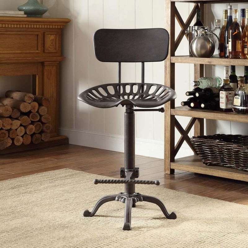 August 24 in. to 30 in. High Industrial Adjustable Tractor Seat Stool - Image 11