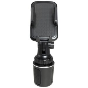 Handsfree Universal Cup Mount Phone Holder, Adjustable, Anti-Slip, Black