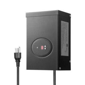 Low Voltage 120W Metal Landscape Lighting Transformer Dusk Dawn Sensor Timer
