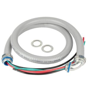 3/4 in. x 4 ft. 8/2 and 10/1 Flexible PVC Conduit A/C Whip Cable