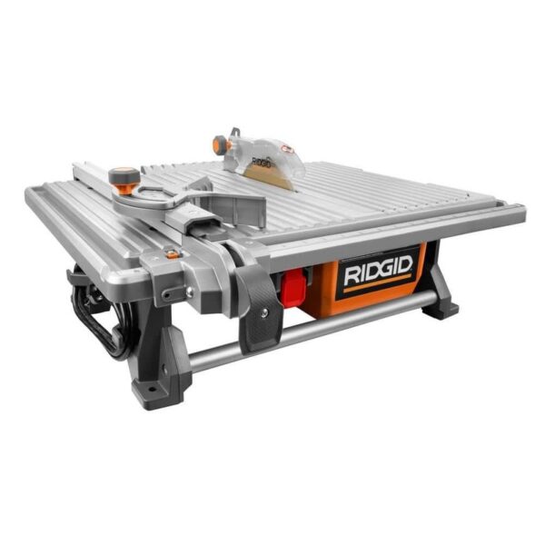 RIDGID 6.5-Amp 7 in. Blade Corded Table Top Wet Tile Saw NO BLADE