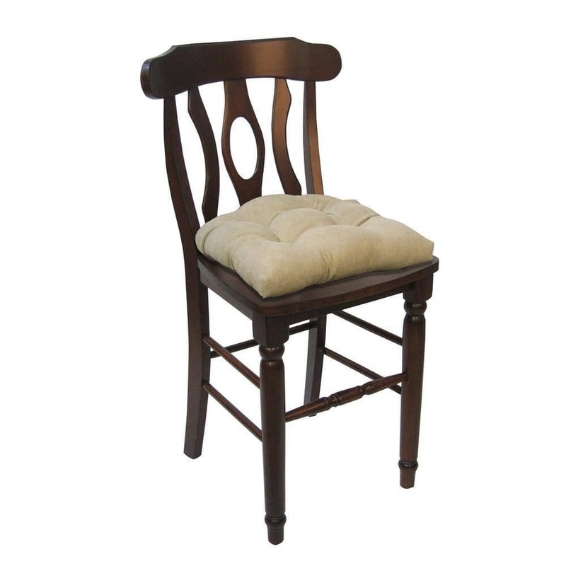 Gripper Non-Slip 17x17 Twillo Stone Tufted Universal Chair Cushions 2PK - Image 2